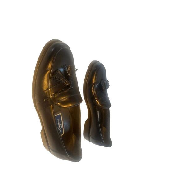 Cole haan Bragano By Cole Haan Men's Black Leather Moc Toe Tassel Loafer size  1 - Picture 9 of 14